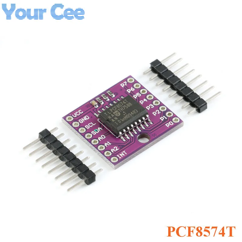 PCF8574T I2C автобус 8 bit Remote I/O Модуль расширения межсоединений интегральных схем