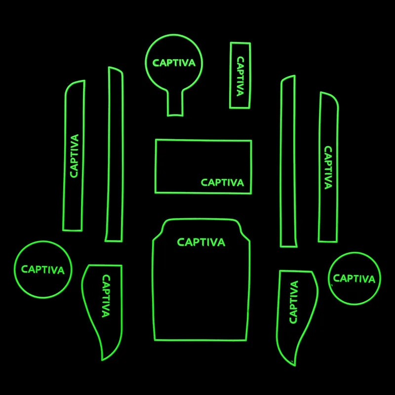 Автомобиль Нескользящая внутренняя чашка подушки дверной коврик Стикеры Чехлы для Chevrolet Captiva Aveo TRAX аксессуары 2012 2013