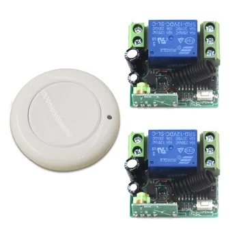 

High Quality DC12V 1CH Wireless RF Remote Control Switch Transmitter+ Receiver for Access/Door Control System Free Shipping