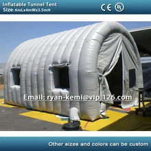 inflatable tunnel tent with windows doors inflatable sports tent inflatable car Garage tent inflatable tent with room roof