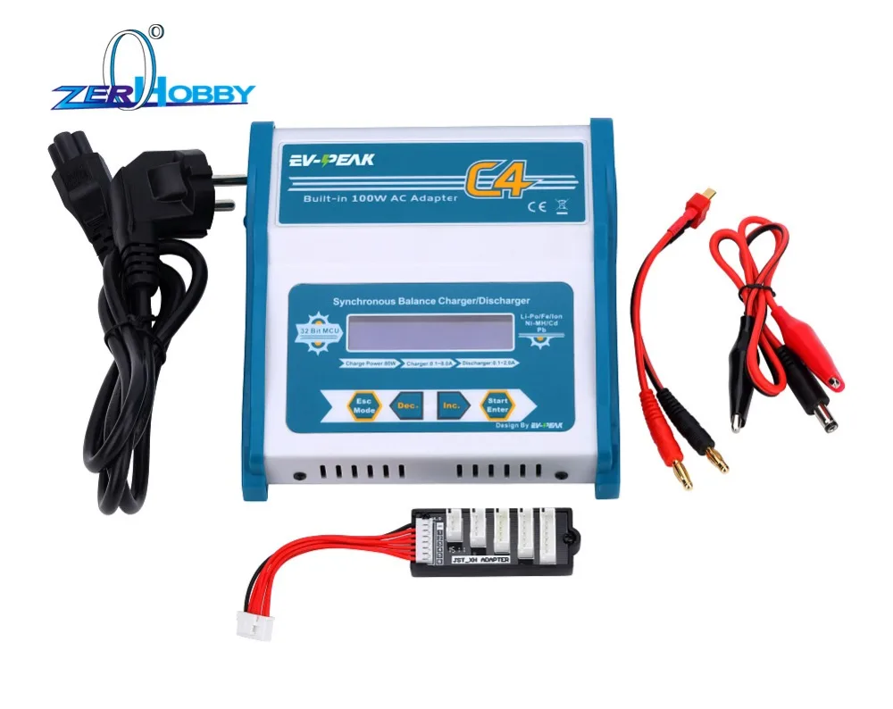 Заводская цена C4 80 Вт 8A ac dc зарядное устройство LiHV Зарядка для батареи fixwing Airplane