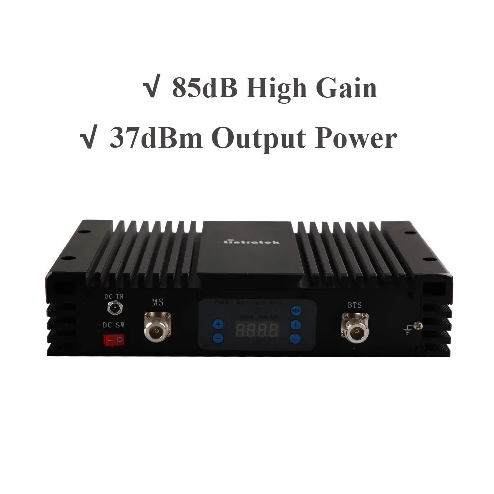 Real 37dbm 5W Powerful GSM 900MHz Repeater LCD Display AGC MGC 85db Gain GSM Signal Booster 900MHz Mobile Phone Signal Repeater#