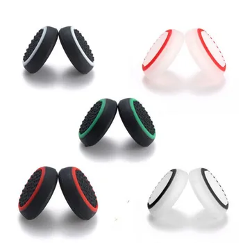 

100 pcs Rubber Silicone Thumbstick Joystick Cap Thumb Stick Cover Grips For PlayStation 4 PS4 Wireless Controller random color