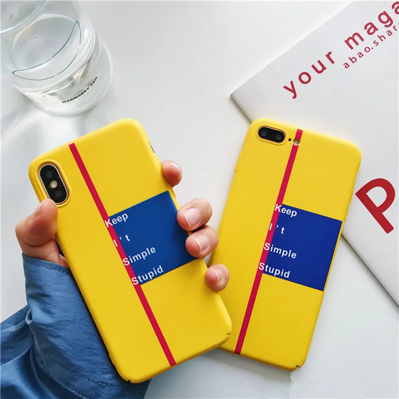 Beautiful yellow aesthetic TPU Soft Silicone Phone Case