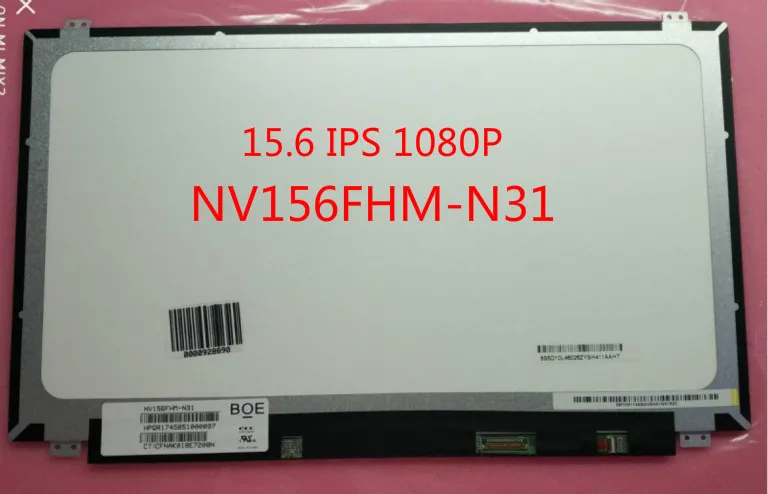 

For Boe matrix NV156FHM-N31 Matrix for Laptop 15.6" FHD 1920X1080 Glossy Panel Replacement IPS Screen NV156FHM N31