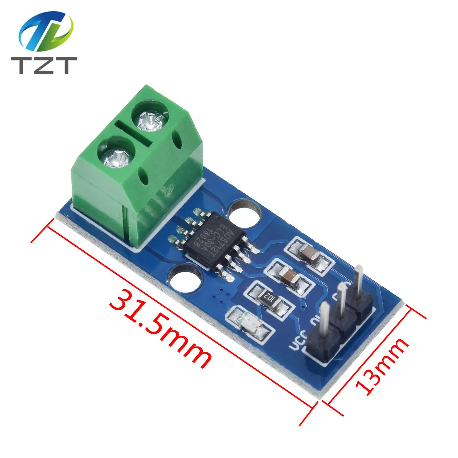 Модуль датчика тока Холла ACS712 Модуль 5A 20A 30A модуль датчика тока Холла для arduino ACS712TELC-5A/20A/30A ACS712