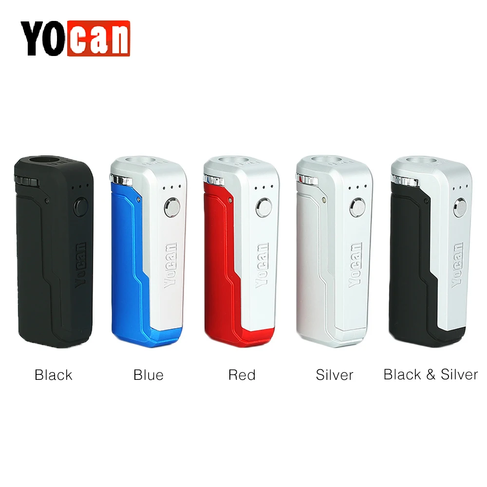 Yocan UNI Box Mod встроенный аккумулятор 650 мАч с регулируемой высотой, соответствующие всем стилям атомайзеров 10s функция предварительного нагрева