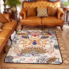 Ручная вытяжка классический напольный коврик для гостиной кровать комната мягкая фланель 150x200 см Нескользящая домашняя отделка натуральный латекс