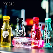 New 18 Colors Portable Leak-proof Bike Sports Unbreakable 550ml Plastic Water Bottle Running Camping Lemon Juice Cup