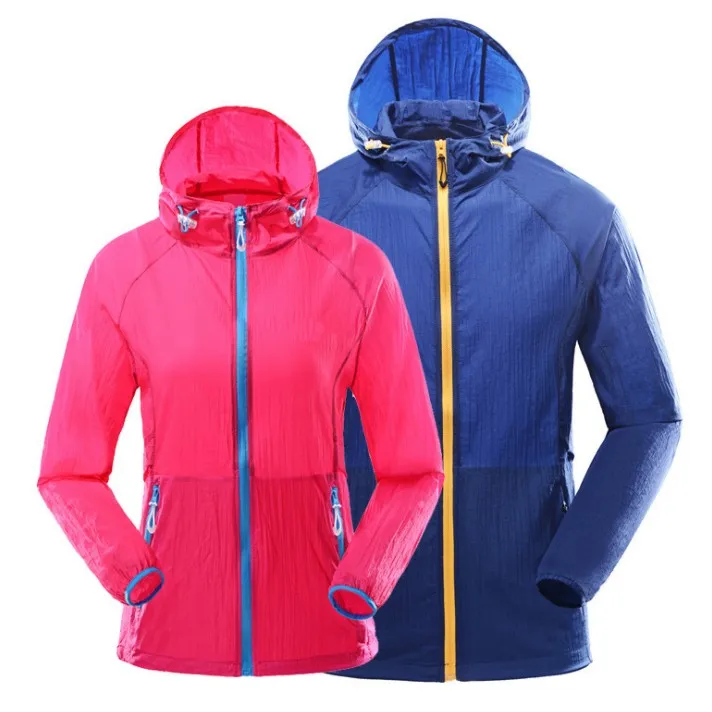 

Hot Sale Outdoor Summer Hiking Jacket Quick Dry Windbreaker Super Light Sports Jacket Waterproof Sunscreen Jacket