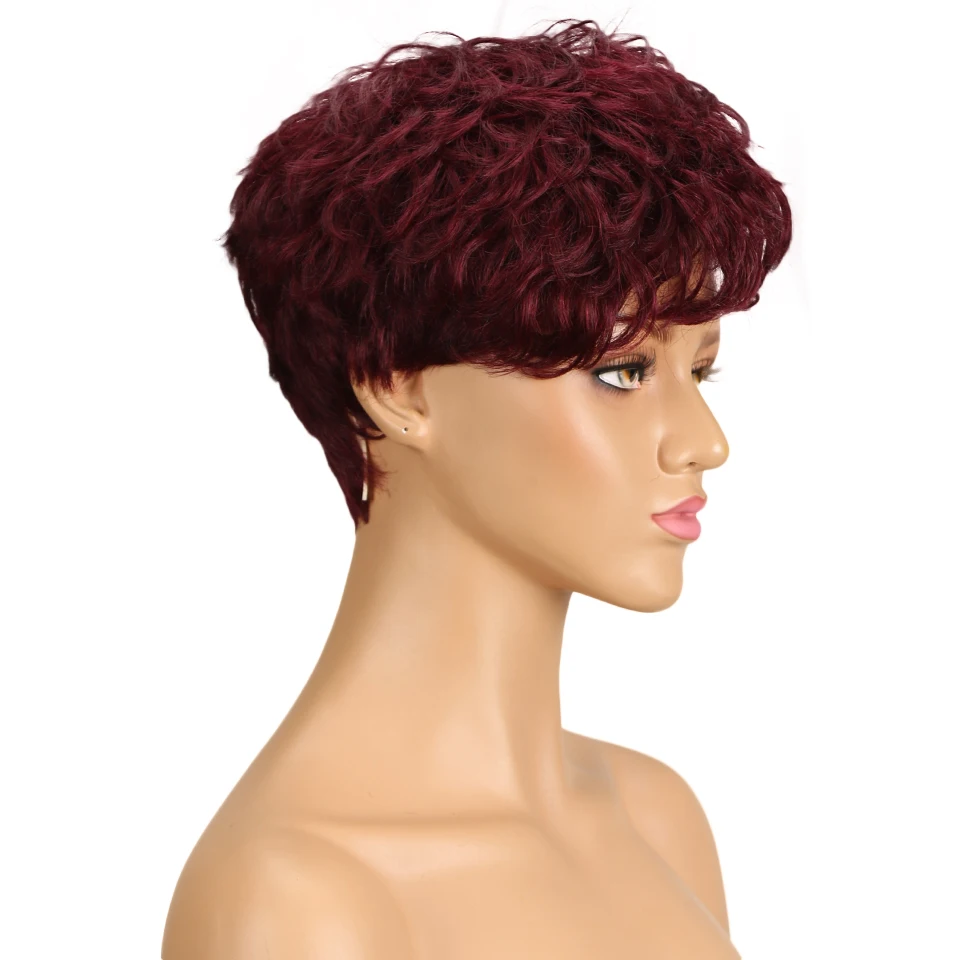 Sleek Brazlian волнистые человеческих волос парики для черный Для женщин Remy парик Cheveux Humain волос парики мокрый и волнистые бесплатная доставка