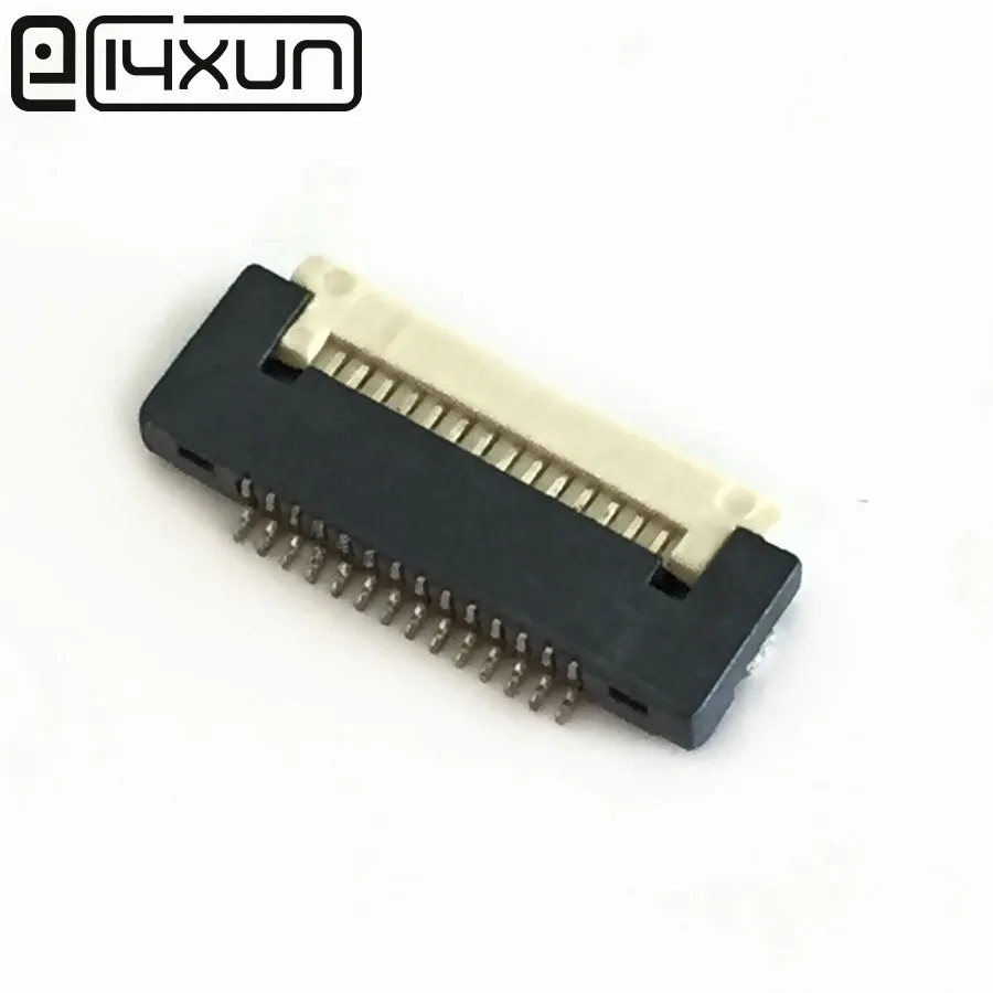 2pcs/lot FPC FFC flat cable connector socket 0.5mm Pitch 8Pin SMD/SMD H