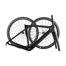 Smileteam Full Carbon Fiber Road Bike Frame And Wheels With Original Logo BB386 Full carbon Road Bicycle Frameset Quick ship