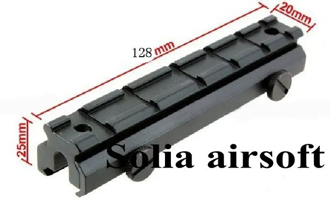 

Tactical 20mm to 20mm Raising Weaver Rail Rifle Scope Mount Base For Hunting
