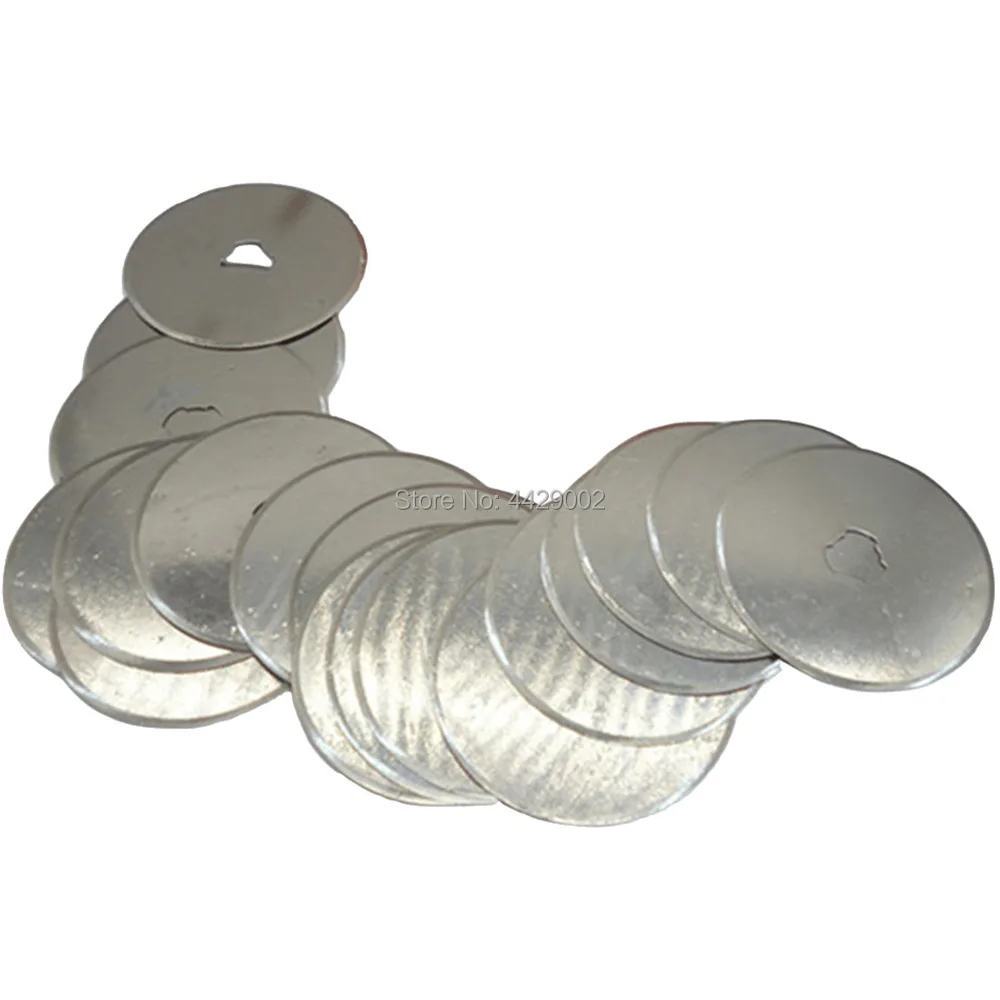 

1/5/10/20pcs 45mm Rotary Cutter Refill Blade Quilters Sewing Fabric Leather Craft Vinyl Paper 45mm Rotary Cutter Spare Blades