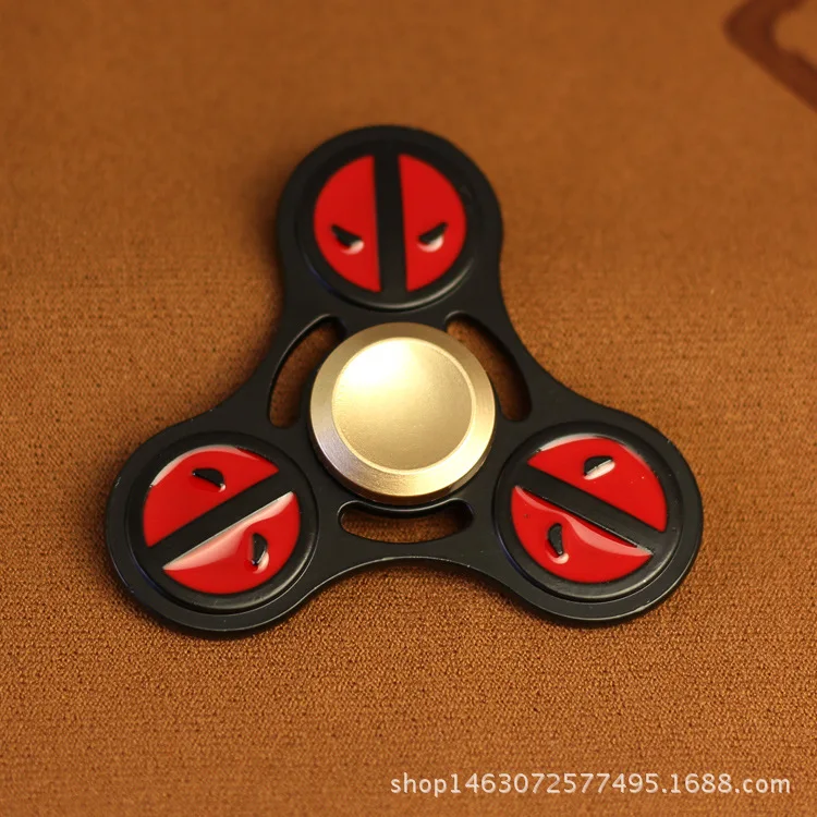 

4 Types EDC Hand Spinner Fidget Spinner Deadpool X-Men Pirates of the Caribbean and ADHD Relief Focus Anxiety Stress Gift Toys