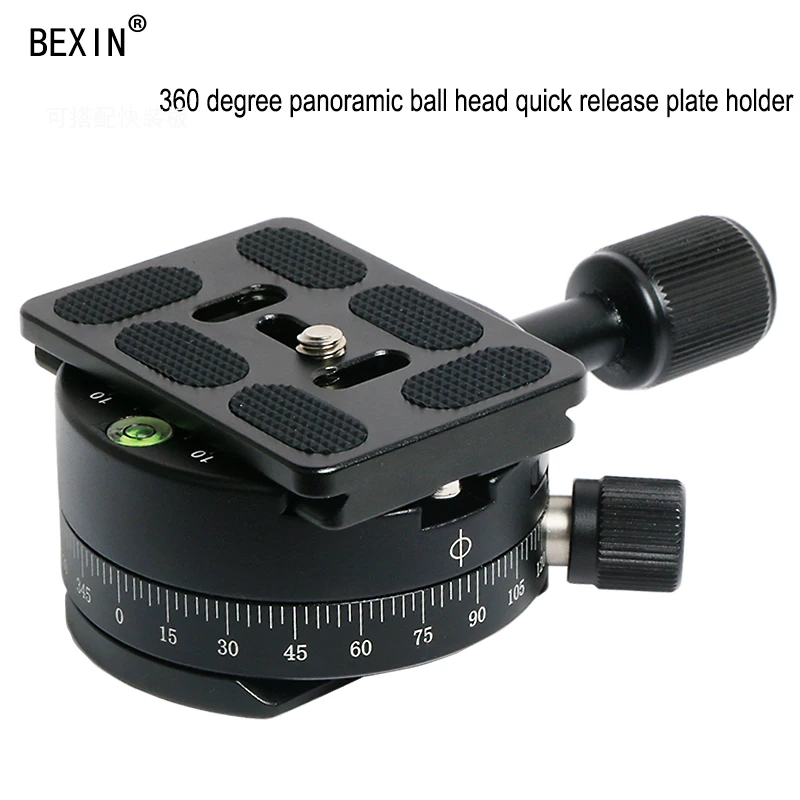 BEXIN 360 камера панорамный вращающийся штатив стойка БЫСТРОРАЗЪЕМНАЯ пластина