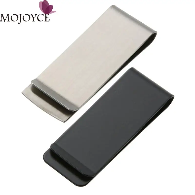 

2018 Latest Metal Stainless Steel Money Clips Wallet Folder Clip Collar Wallet Cash ID Credit Card Money Holder