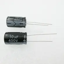 20 шт./лот Алюминий электролитический конденсатор с алюминиевой крышкой, 10 мкФ 400V 10*16 электролитический конденсатор с алюминиевой крышкой, 400v 10 мкФ