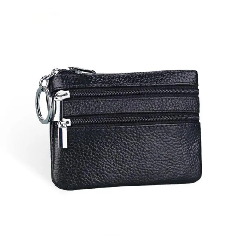 Genuine Leather Coin Purse Women Small Wallet Change Purses Money Bags Children's Pocket Wallets Key Holder Mini Zipper Pouch phone bags women crossbody pouch shoulder messenger bags leather purse card holders coin wallets clutch card pack handbag