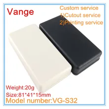 5 шт./лот инжекционная форма проект коробка IP54 ABS пластик DIY корпуса для PCB 81*41*15 мм