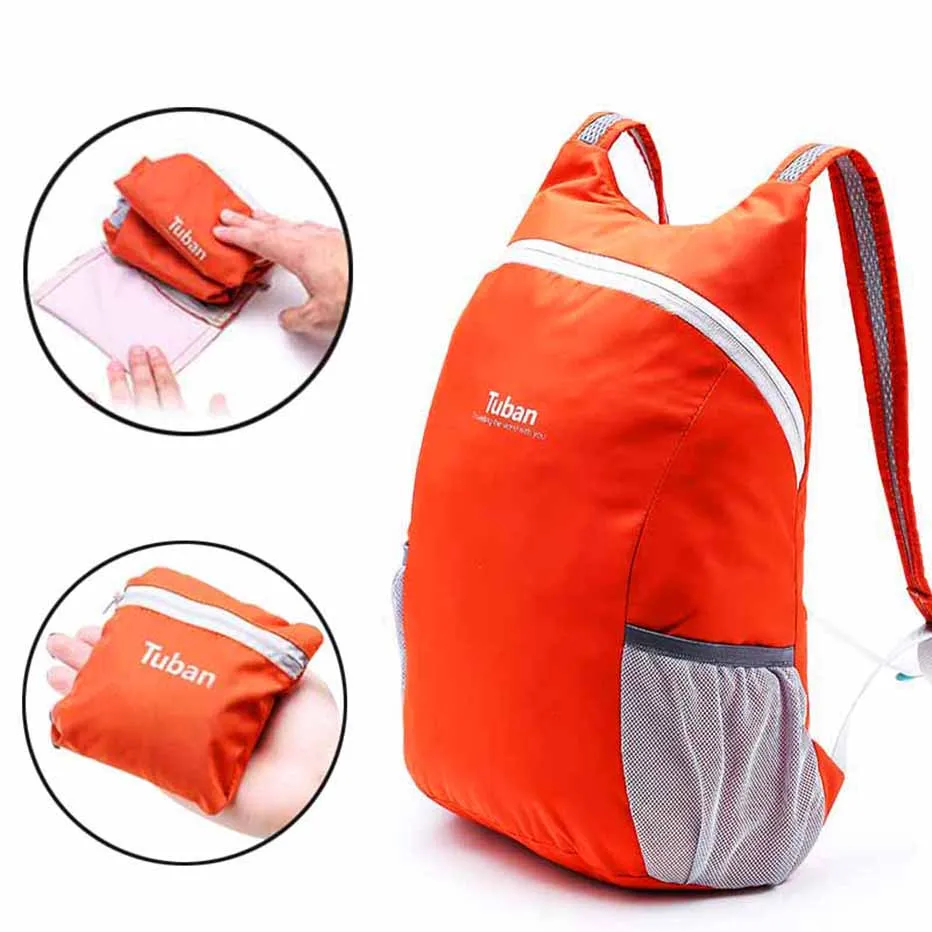 Foldable Nylon Backpack Lightweight Waterproof Backpack Climbing Travel