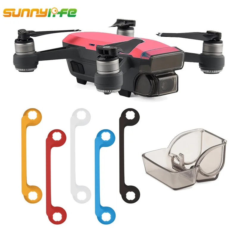 

Sunnylife DJI Spark Drone Gimbal Camera Lens Cover + DJI SPARK Remote Controller Joystick Thumb Guard DJI Spark Accessories