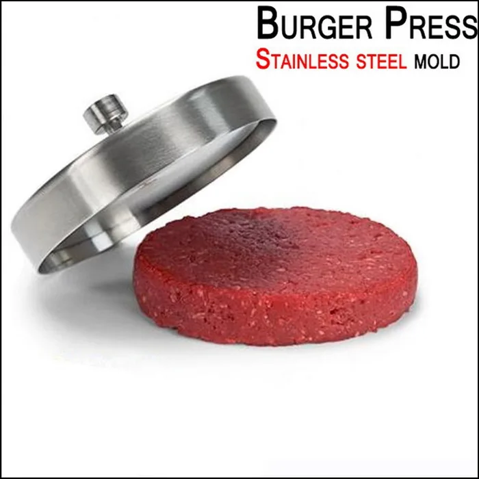 by DHL or EMS 30 pcs Stainless Steel Burger Press Pizza Patty Maker For
