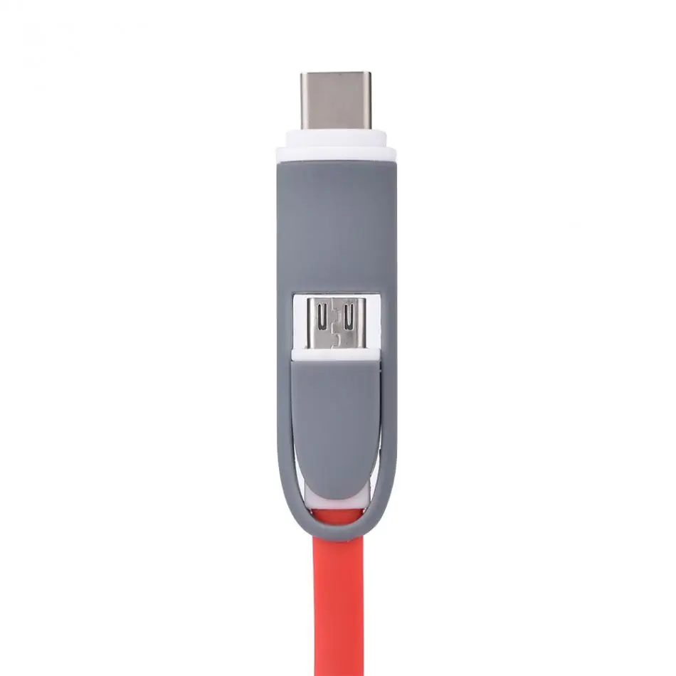 VBESTLIFE 2 в 1 USB кабель для передачи данных к Micro USB и type C кабель для быстрой зарядки и синхронизации данных провод 1 м кабели