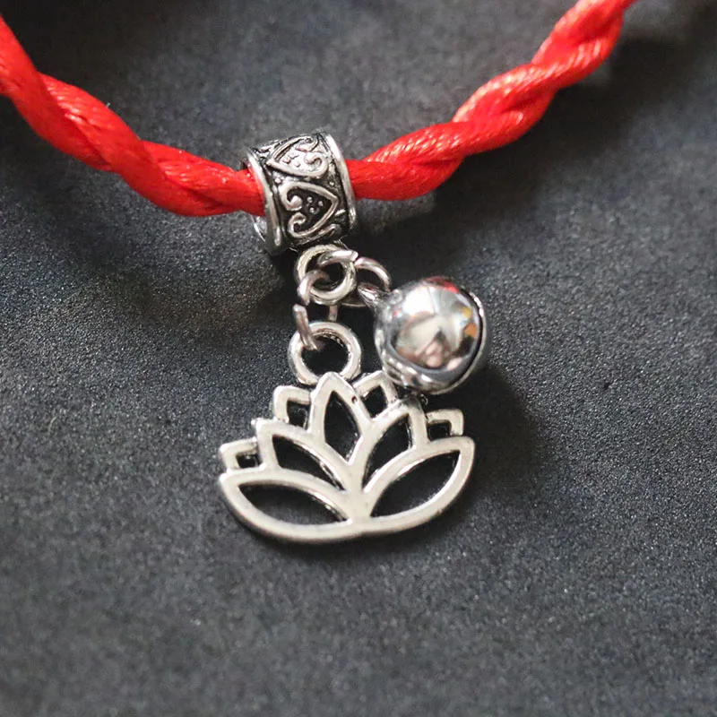 

Lucky Red Rope Anklet Bracelets For Women Gift 2019 Cheap Price Sales Multiple Styles Bracelet&Bangle Lotus Charms Buddhism