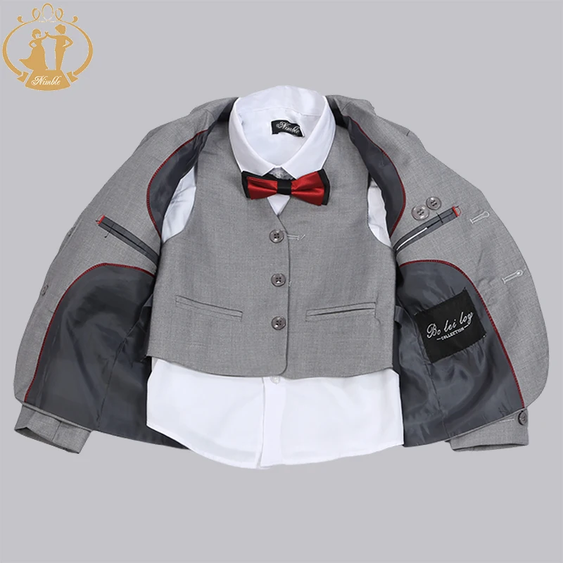 Kopen Wendbare Pak voor Jongen Enkele Breasted Jongens Pakken voor Bruiloften Kostuum Enfant Garcon Mariage Jongens Blazer Jogging Garcon Kids Suits
