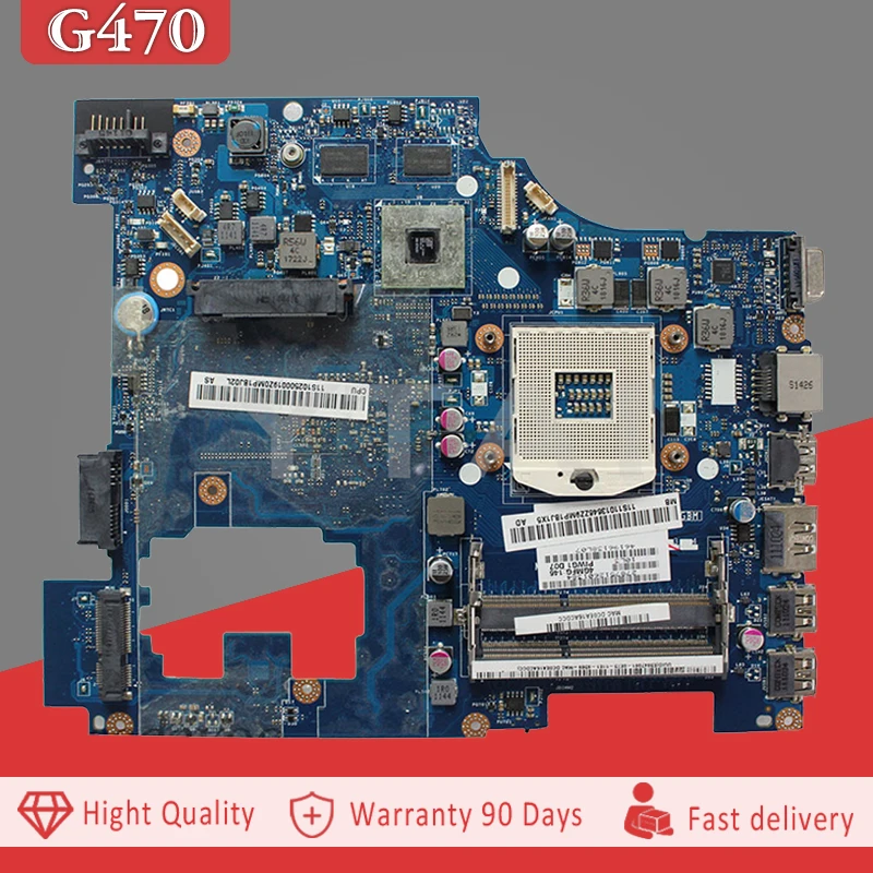 YTAI LA-6751P G470 اللوحة لينوفو IdeaPad G470 اللوحة المحمول PIWG1 LA-6751P PGA989 HM65 DDR3 اختبارها بشكل كامل