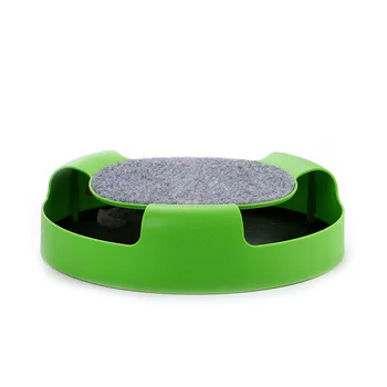 

Cat Kitten Entertainment Disc Play Board Toy Catch Mouse Moving Scratching Claw Care QJS Shop