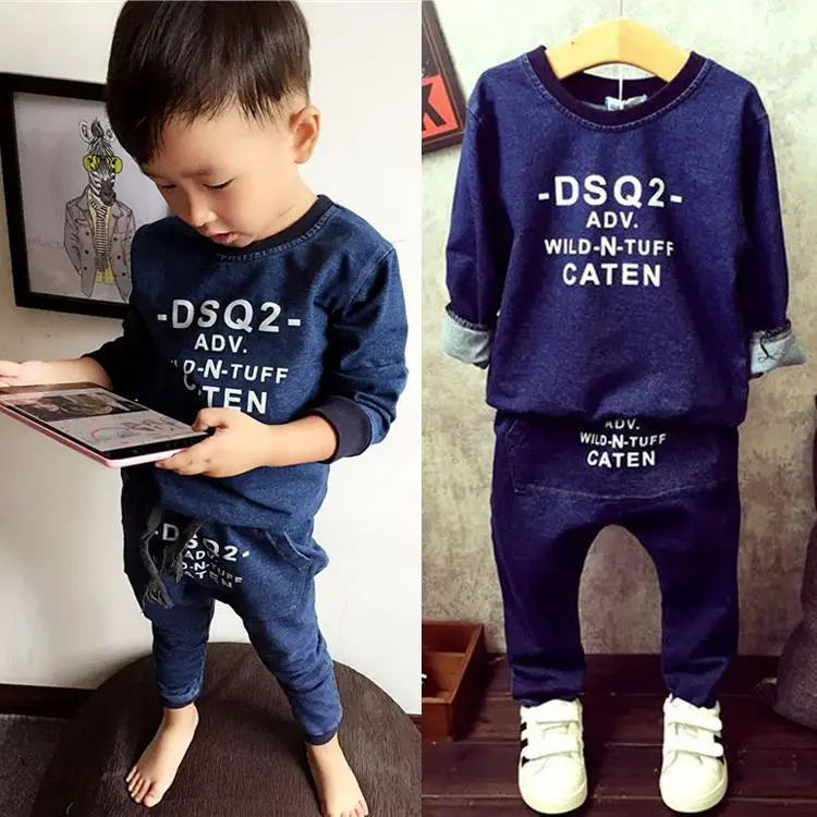 Fashion Children Clothing Spring Baby Boys Clothing Sets 2 7Yrs Kids
