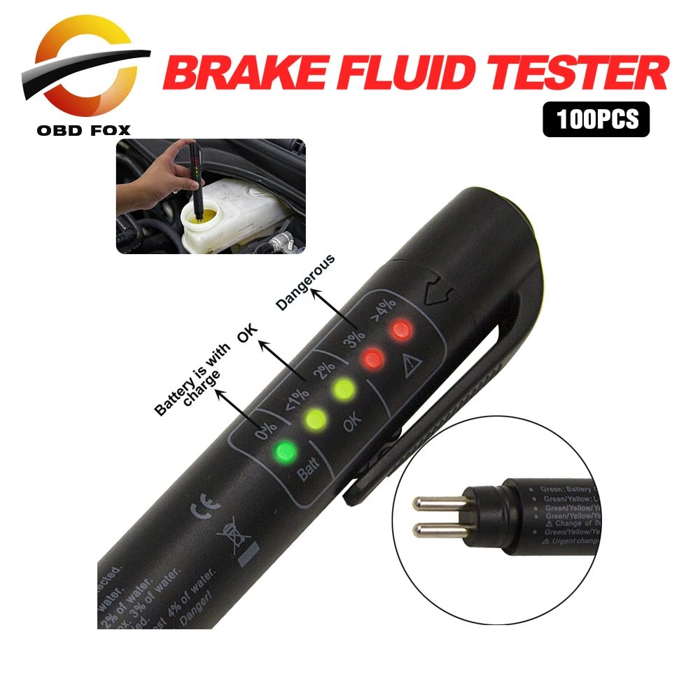 Mini Electronic Brake Fluid Test Pen Automotive Vehicle Auto Car Liquid
