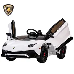 Uenjoyi Aventador 12 V езды на автомобиле детские автомобили Детский Электрический автомобиль моторизованные транспортные средства ж/пульт