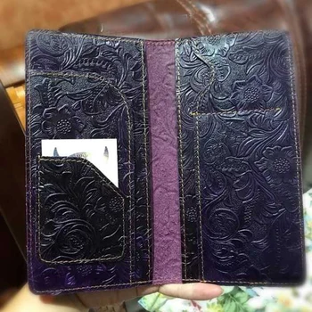 Buy DIY Leather Craft Card Holder Long Folded Wallet Die Cutting Knife Mould Hand Punch Tool Set