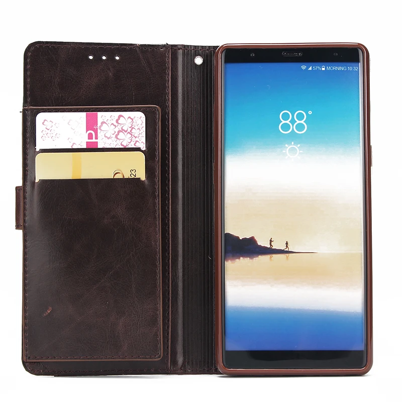 Чехол книжка кожаный для Samsung Galaxy S20 Ultra S10 S9 Plus S10E S7 S6 edge Note 10 8 9 5|case for samsung galaxy|case