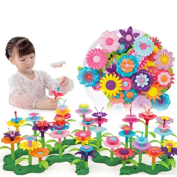 

Children's Toys Set in Garden World Kids Toy Set Intelligence Development DIY Assembled Toys