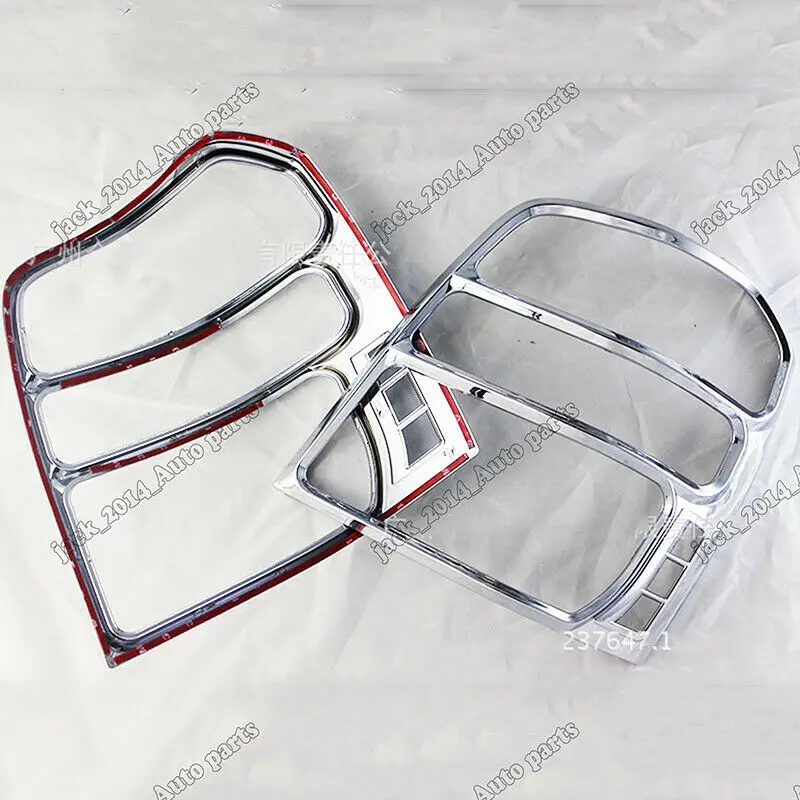 

ABS Chrome Rear Light Tail Lamp Cover Trim 2pcs For 2001 2002 2003 2004 2005 2006 2007 Toyota Highlander