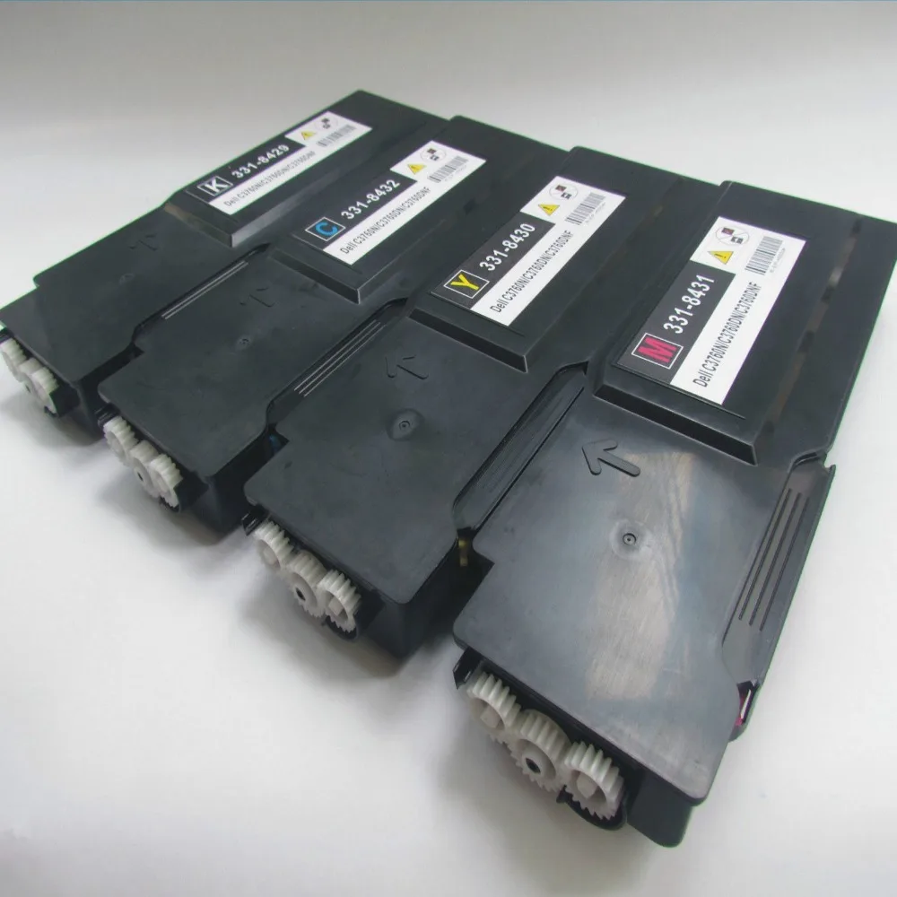 

2016 New [Hisaint] 4x High Capacity Toner Cartridges For Dell C3760n C3760dn C3765dnf 11000 pages [New listing]