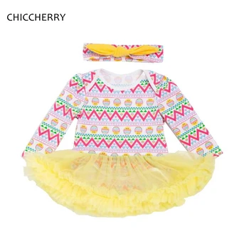 

Long Sleeve Easter Outfits For Baby Girls Petti Romper Dress Headband Newborn Tutu Sets Infant Clothing Toddler Girl Clothes