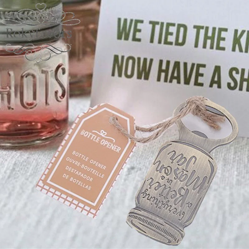 20pcs Mason Jar Bottle Opener Wedding Party Favors Anniversary Bottle Opener Wedding Party Favors