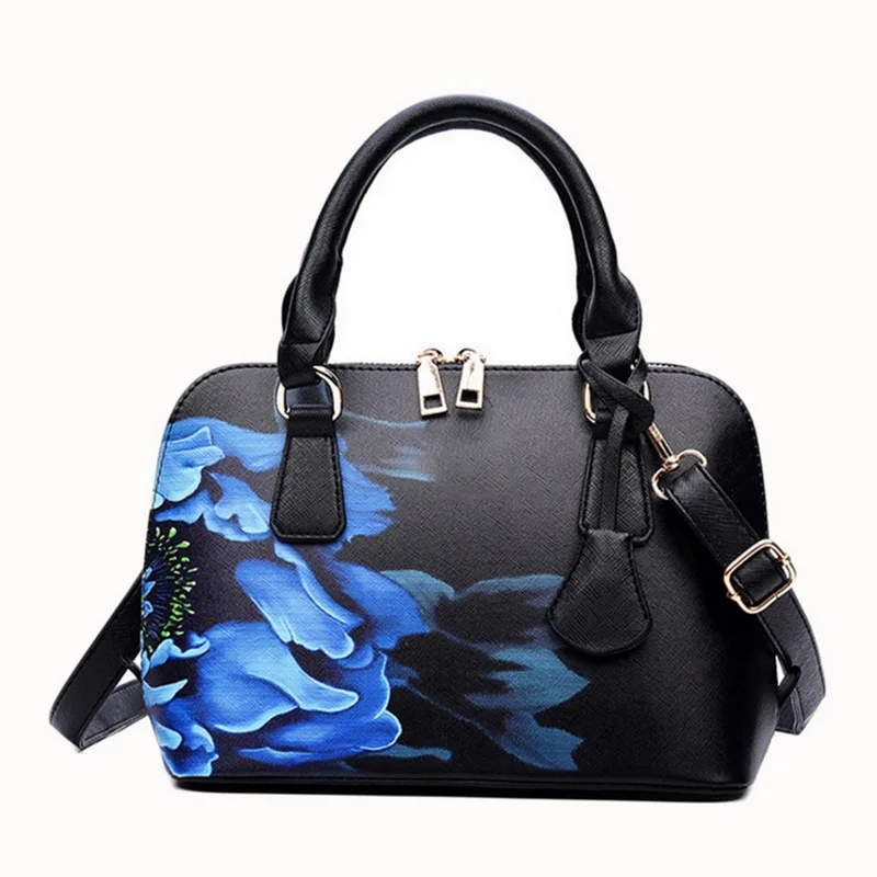 

WENYUJH Printed Bags For Women 2019 Designer Bags Famous Brand Women Shopper Bag Shell Elegant Floral Shoulder Luxury Handbags