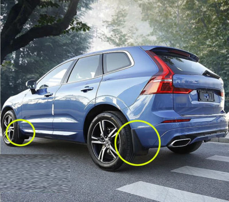 Автомобиль Всплеск брызговики Брызговики подходят для- Volvo XC60 крыло высокое качество 4 шт./компл
