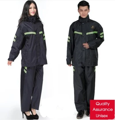 Безопасный светоотражающий мотоциклетный дождевик Женский непроницаемая Капа