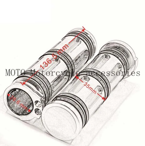 Мотоцикл ручки " 25 мм мотоцикла Руль ручками ручка крючок для Harley Sportster XL883 XL1200 Touring Dyna Softail пользовательские