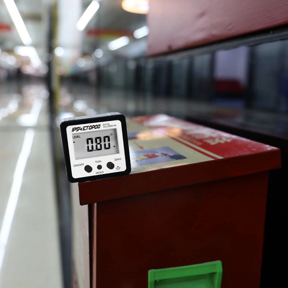 Цифровой угловой датчик с подсветкой электронный транспортир Inclinometer наклонная коробка с магнитным основанием угловая линейка, измерительный инструмент