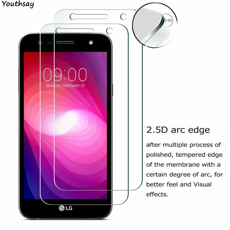2 шт. для стекла LG X power 2 закаленное стекло для защиты экрана LG X power 2 стекло для LG X power 2 Защитная пленка M320 Youthsay