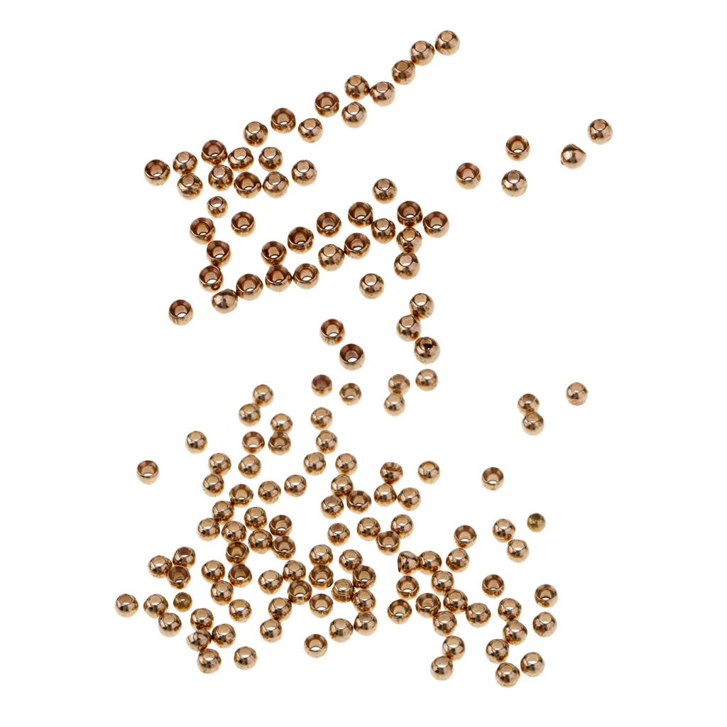 150pcs Fly Tying Beads Assortment Hook Nymph Belly Eyes Head Ball Bead fly tying perles Senuelos de pesca leurres de peche 